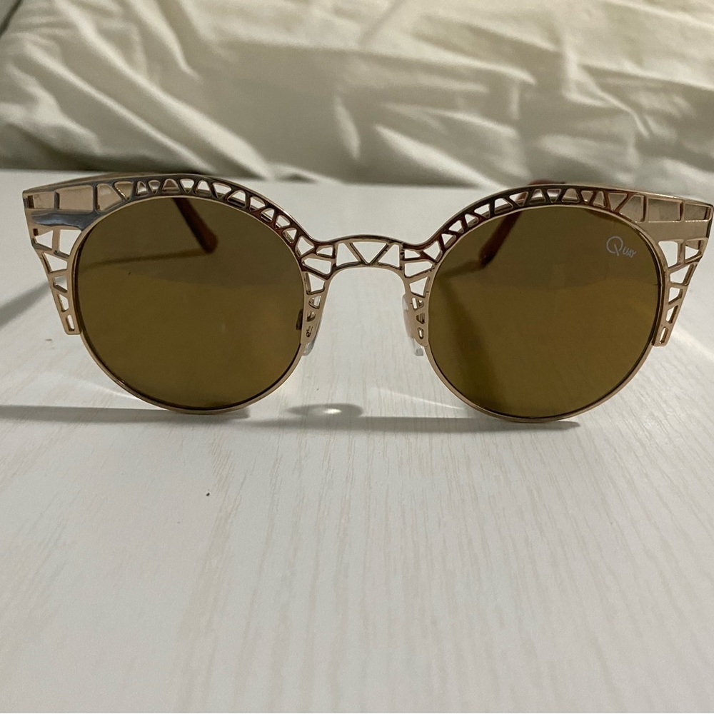 QUAY AUSTRALIA gold sunglasses